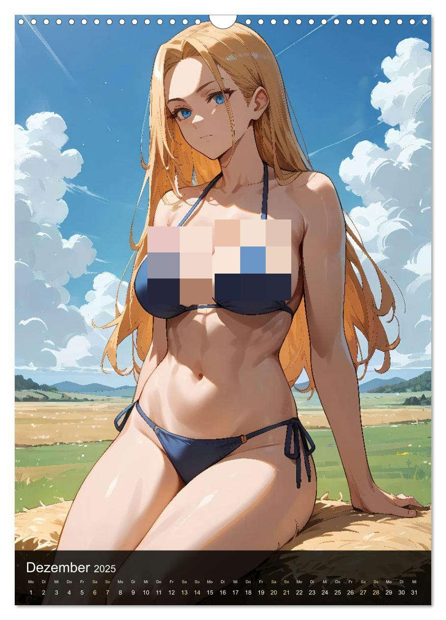 Bild: 9783457234761 | Manga Beauties - 12 Schönheiten im Manga-Stil (Wandkalender 2025...