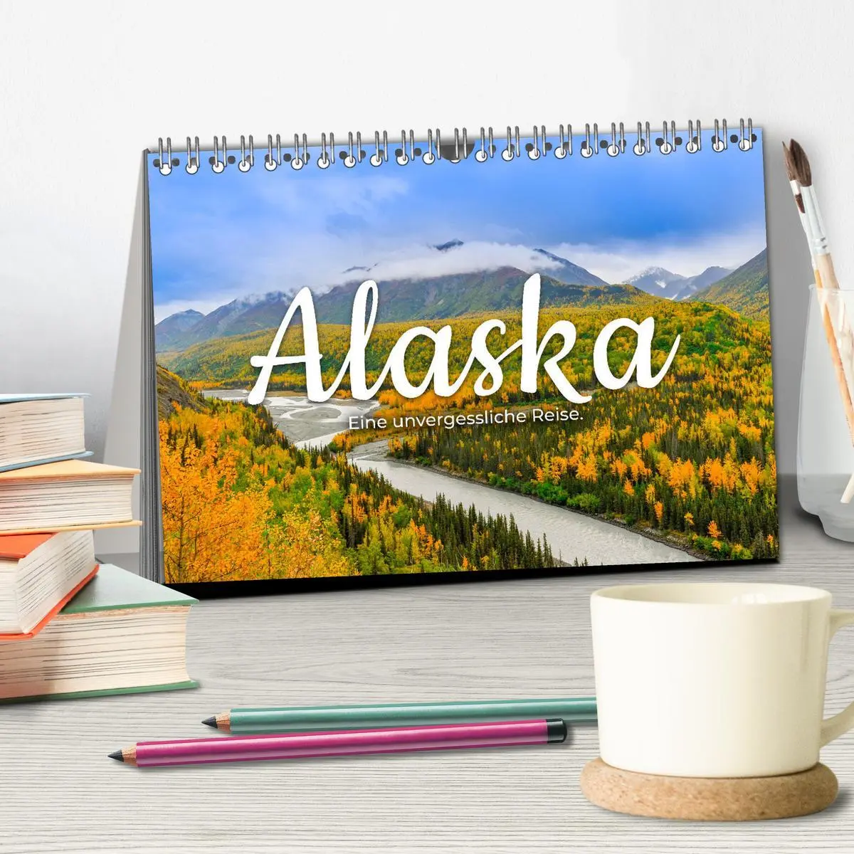 Bild: 9783457614761 | Alaska - Eine unvergessliche Reise. (Tischkalender 2026 DIN A5...