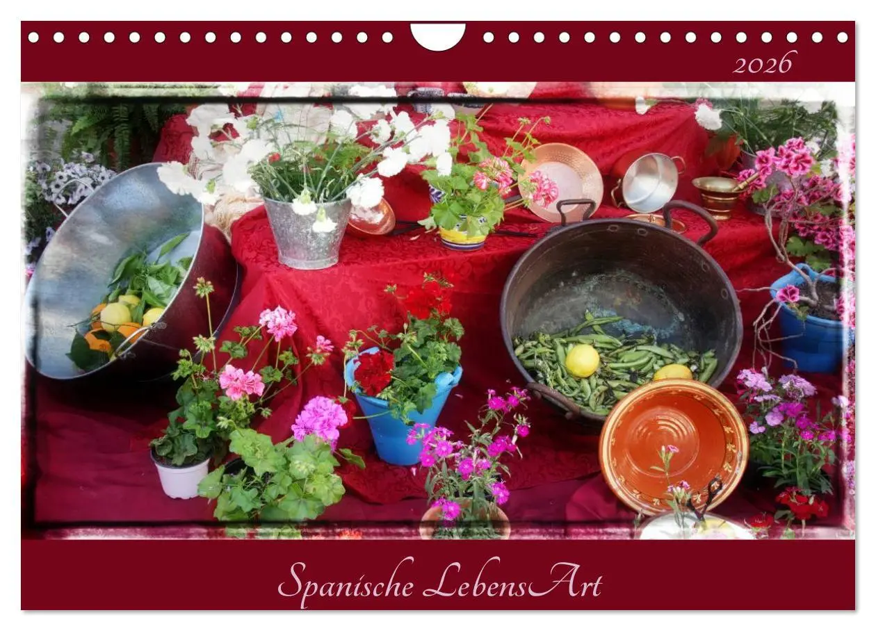 Cover: 9783516014761 | Spanische LebensArt (Wandkalender 2026 DIN A4 quer), CALVENDO...