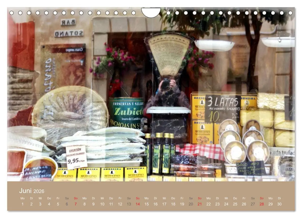 Bild: 9783516014761 | Spanische LebensArt (Wandkalender 2026 DIN A4 quer), CALVENDO...