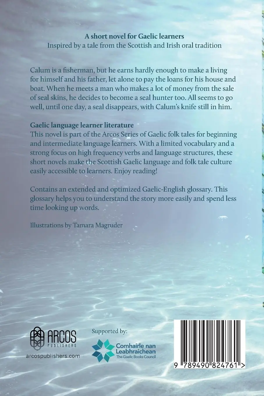 Rückseite: 9789490824761 | An Caisteal fon Mhuir | A short novel for Gaelic learners | Jason Bond