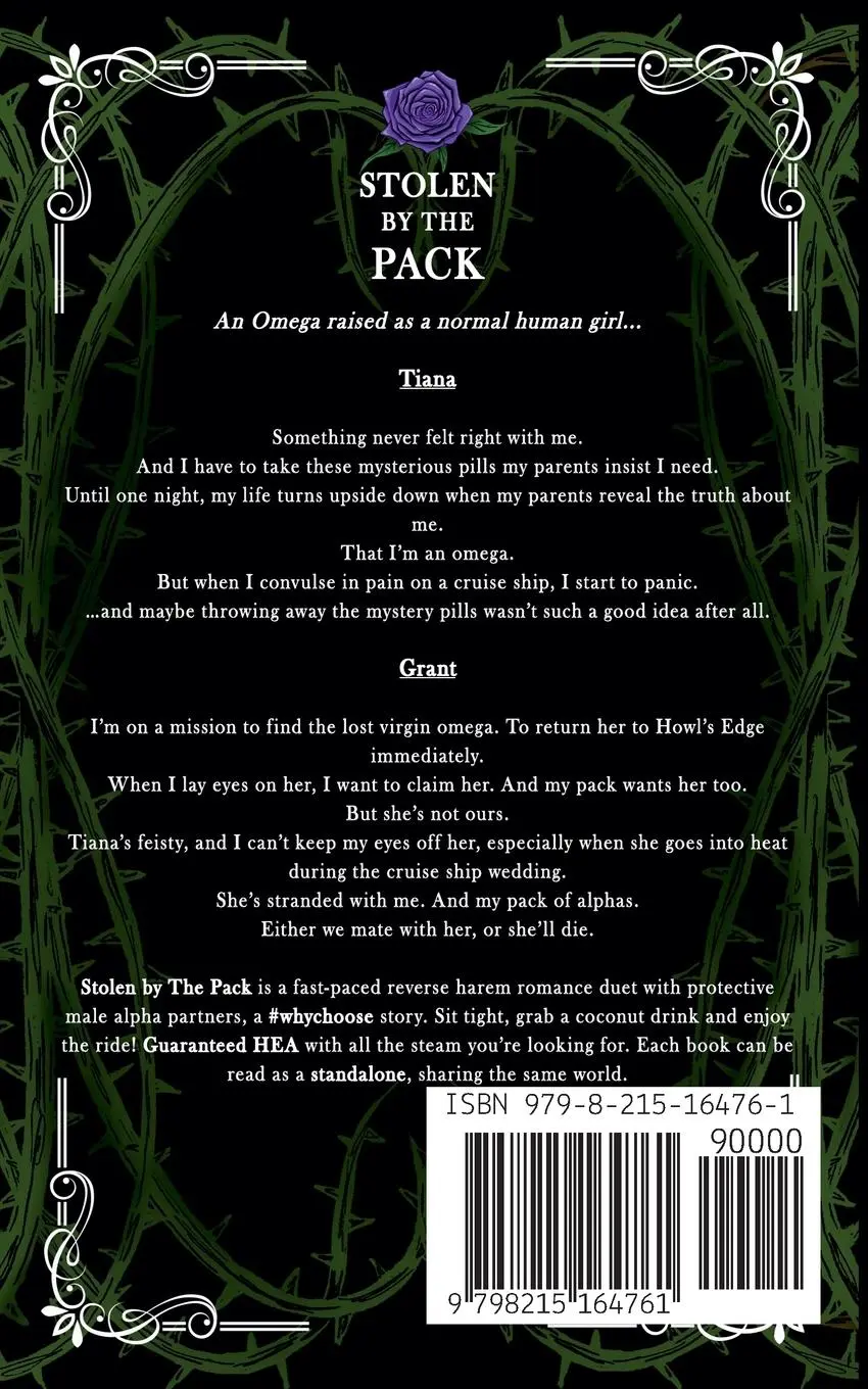 Rückseite: 9798215164761 | Stolen by The Pack | Layla Sparks | Taschenbuch | Englisch | 2023