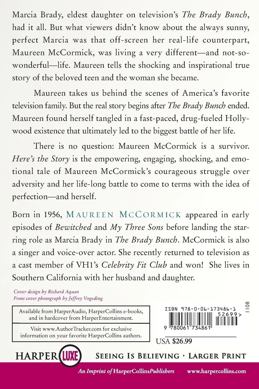 Rückseite: 9780061734861 | Here's the Story LP | Maureen Mccormick | Taschenbuch | Englisch