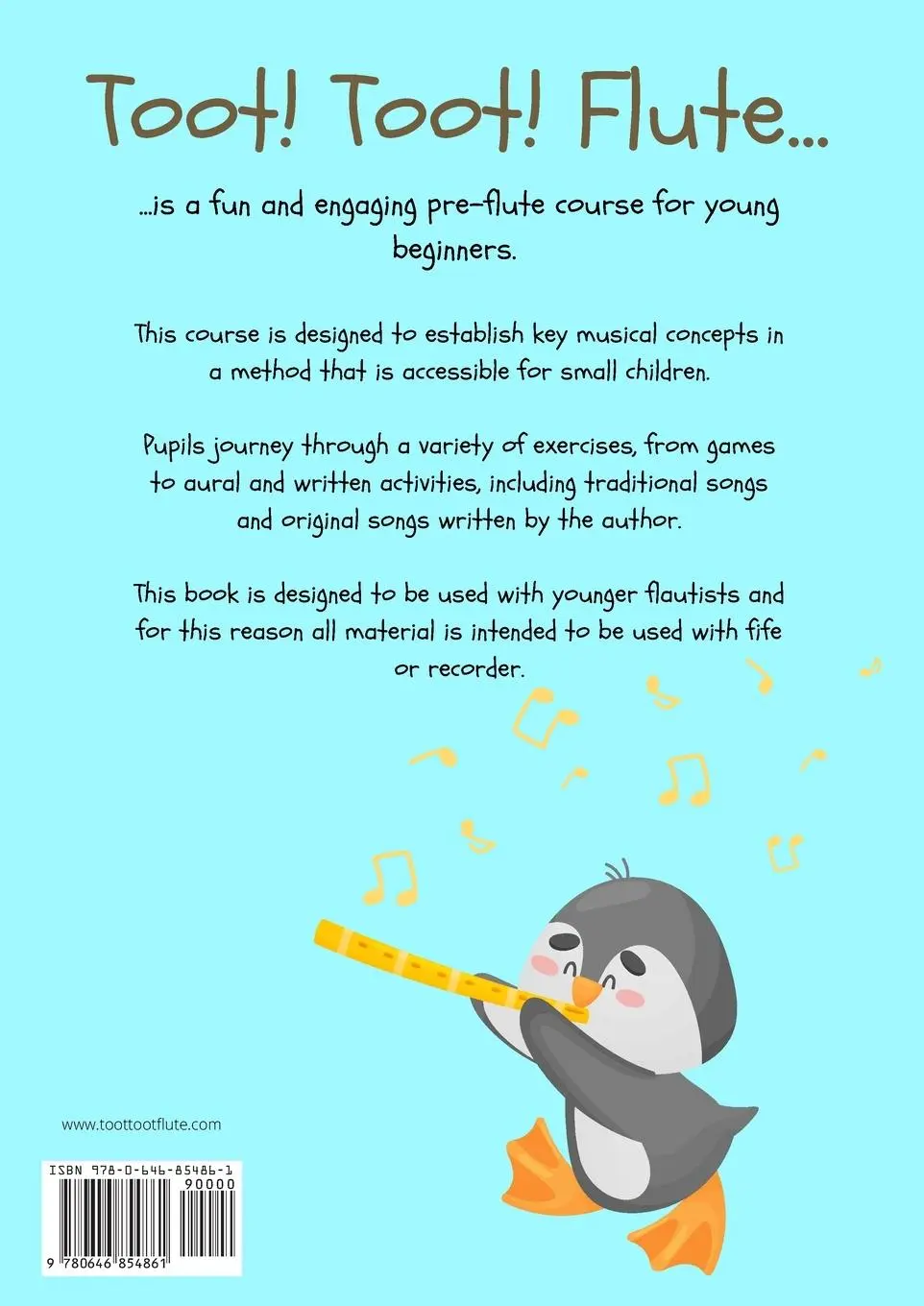 Rückseite: 9780646854861 | Toot! Toot! Flute | A pre-flute course for young beginners | Shaw