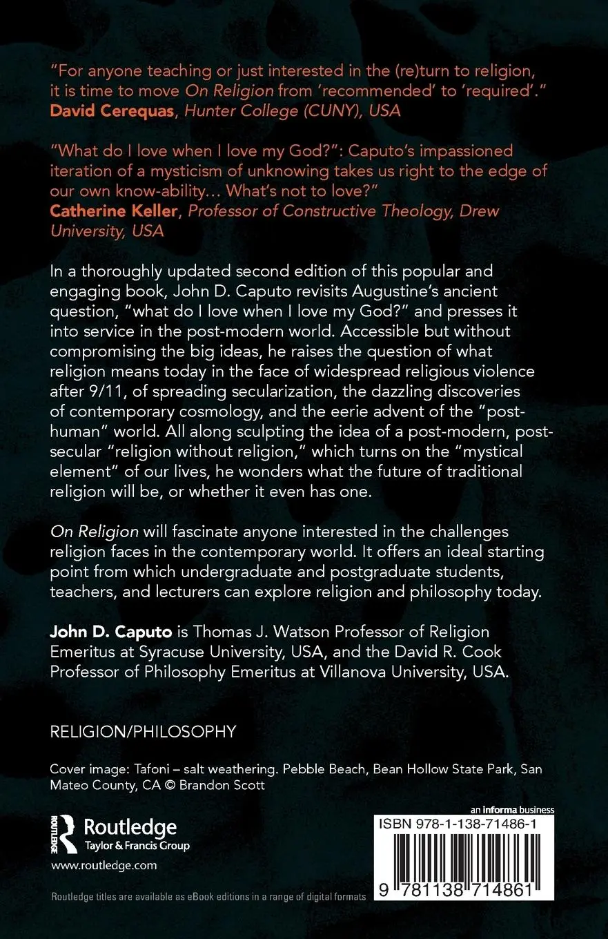 Rückseite: 9781138714861 | On Religion | John Caputo | Taschenbuch | Einband - flex.(Paperback)