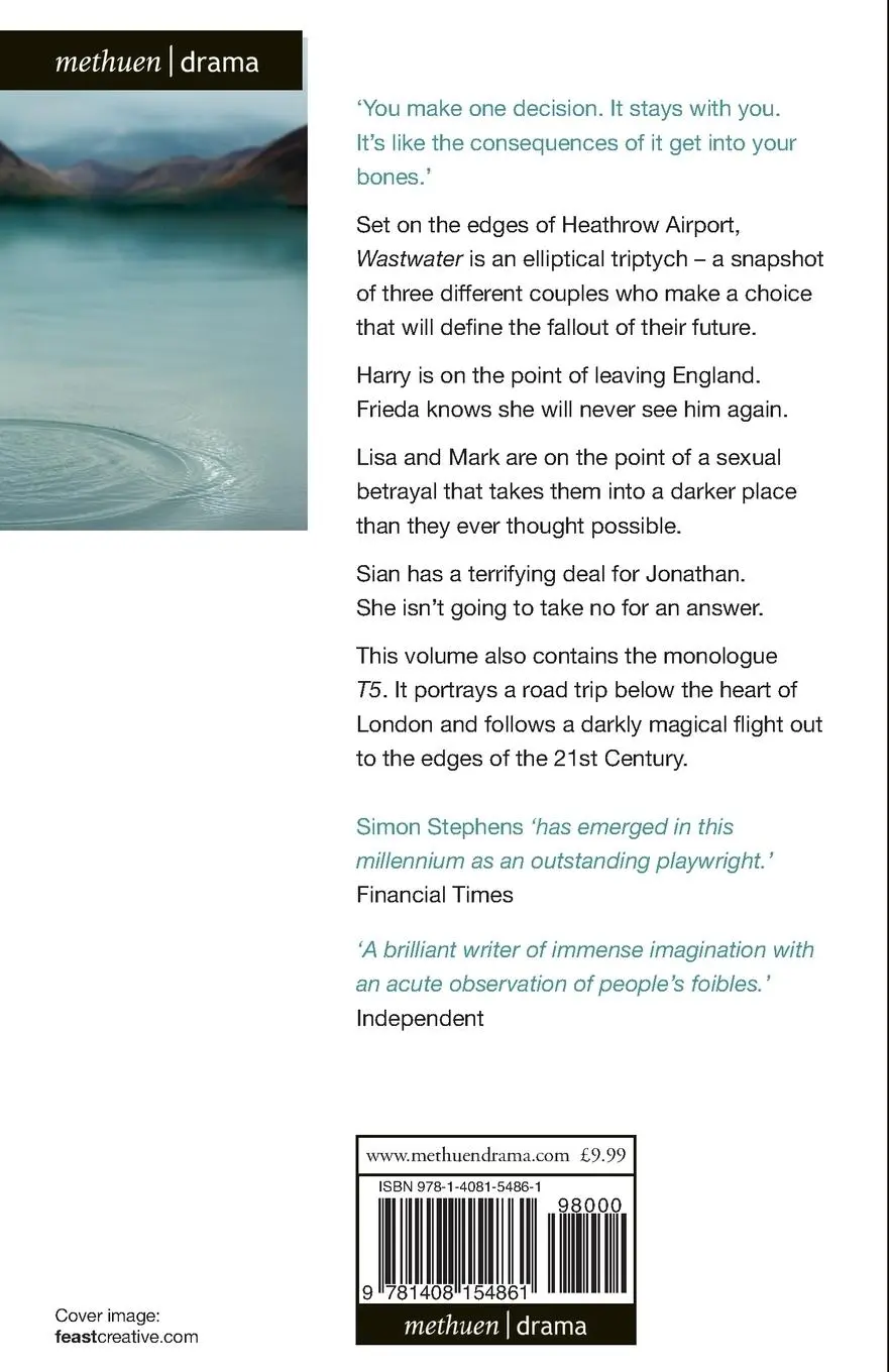 Rückseite: 9781408154861 | Wastwater' and 'T5' | Simon Stephens | Taschenbuch | Englisch | 2011