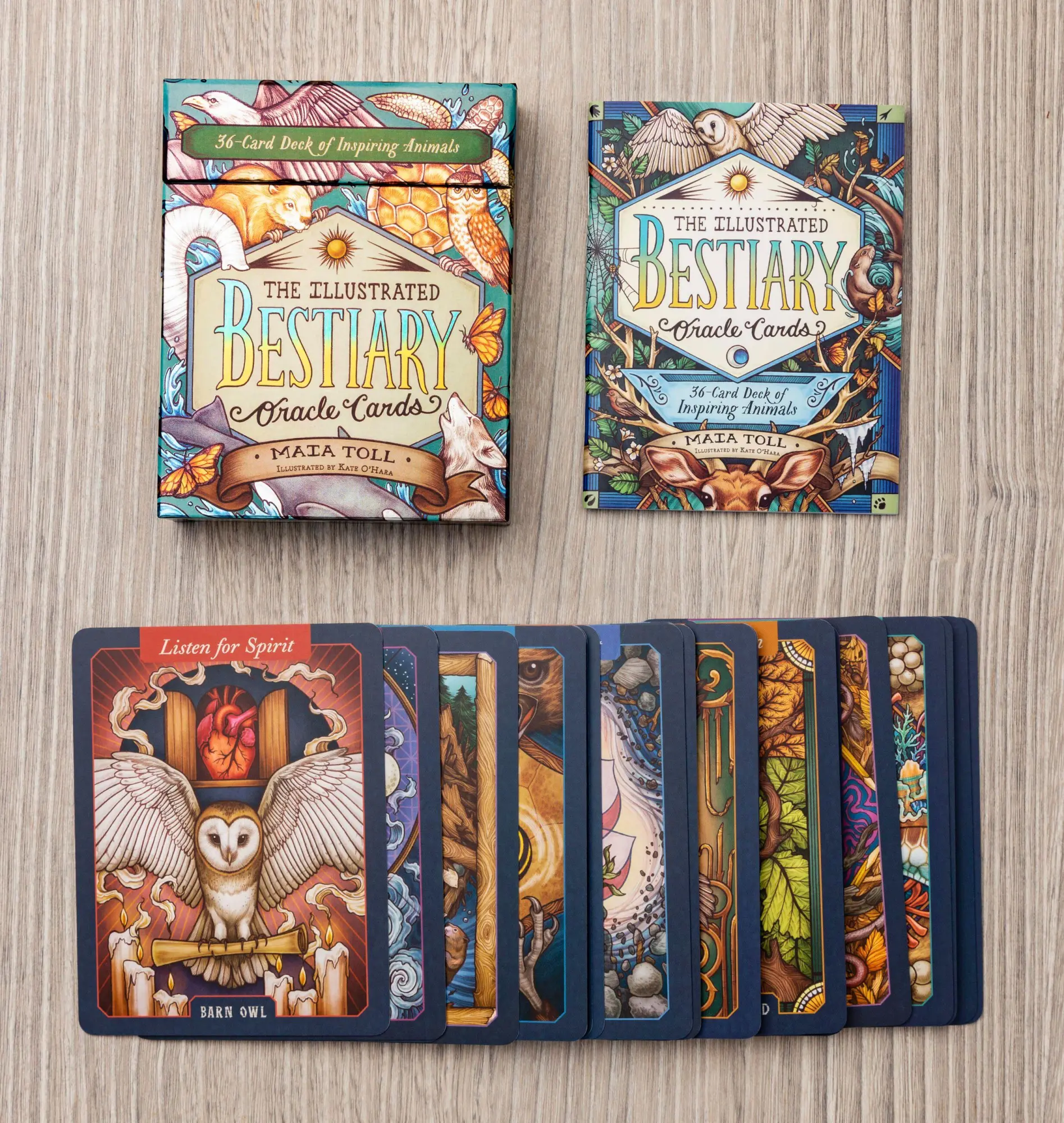 Bild: 9781635864861 | The Illustrated Bestiary Oracle Cards | Mata Toll | Wild Wisdom | 2021