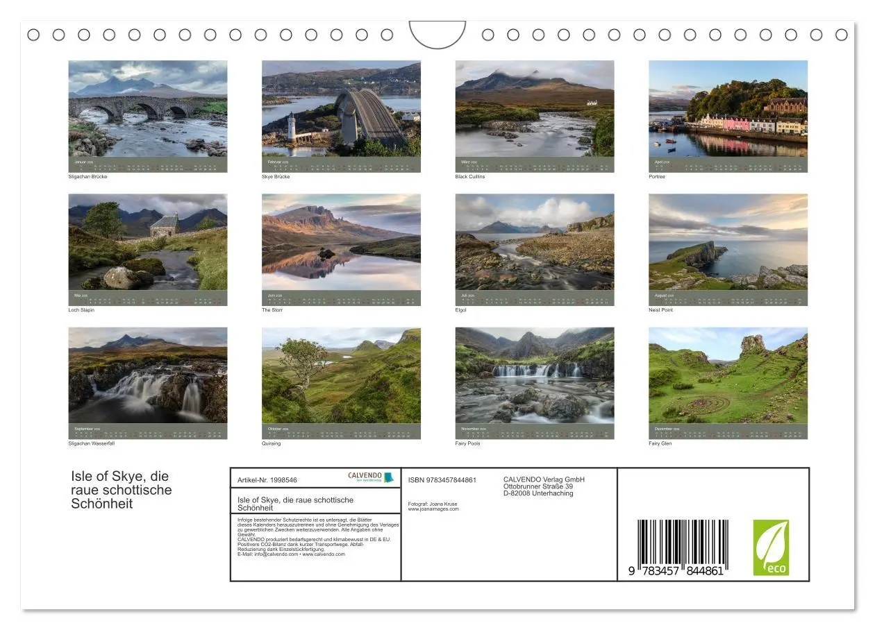 Bild: 9783457844861 | Isle of Skye, die raue schottische Schönheit (Wandkalender 2026 DIN...