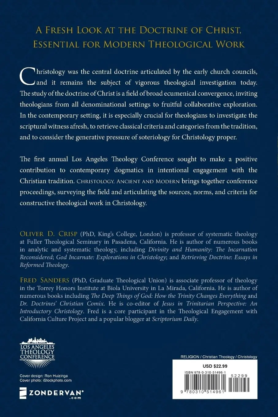 Rückseite: 9780310514961 | The Christology, Ancient and Modern | George Hunsinger | Taschenbuch