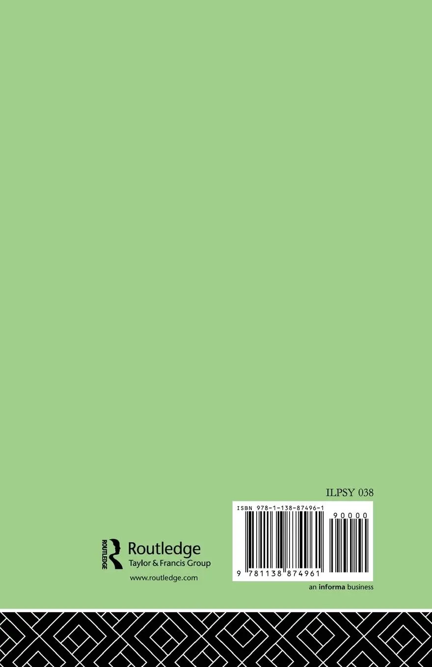 Rückseite: 9781138874961 | The Psycho-Analysis Of Artistic Vision And Hearing | Anton Ehrenzweig