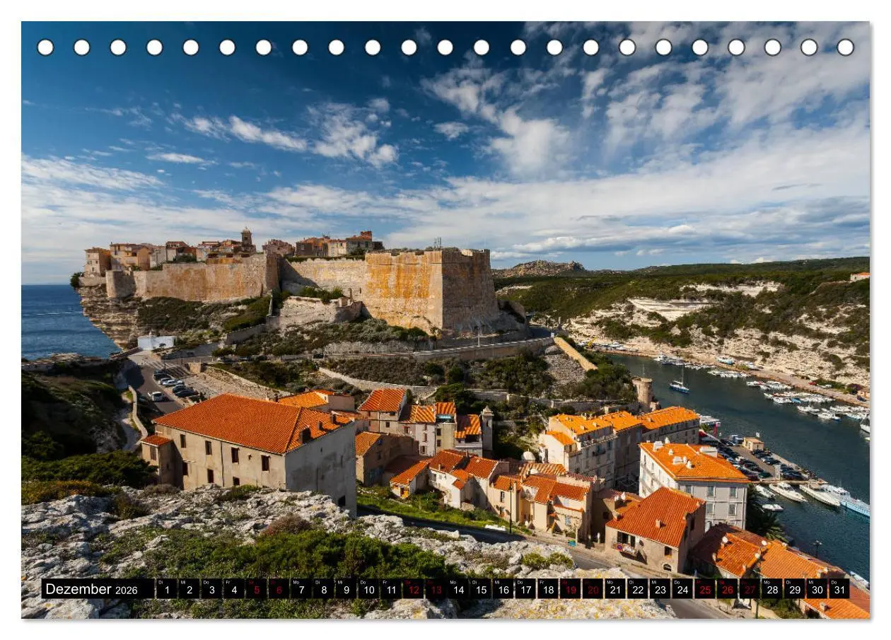 Bild: 9783457904961 | Bonifacio. Korsika (Tischkalender 2026 DIN A5 quer), CALVENDO...
