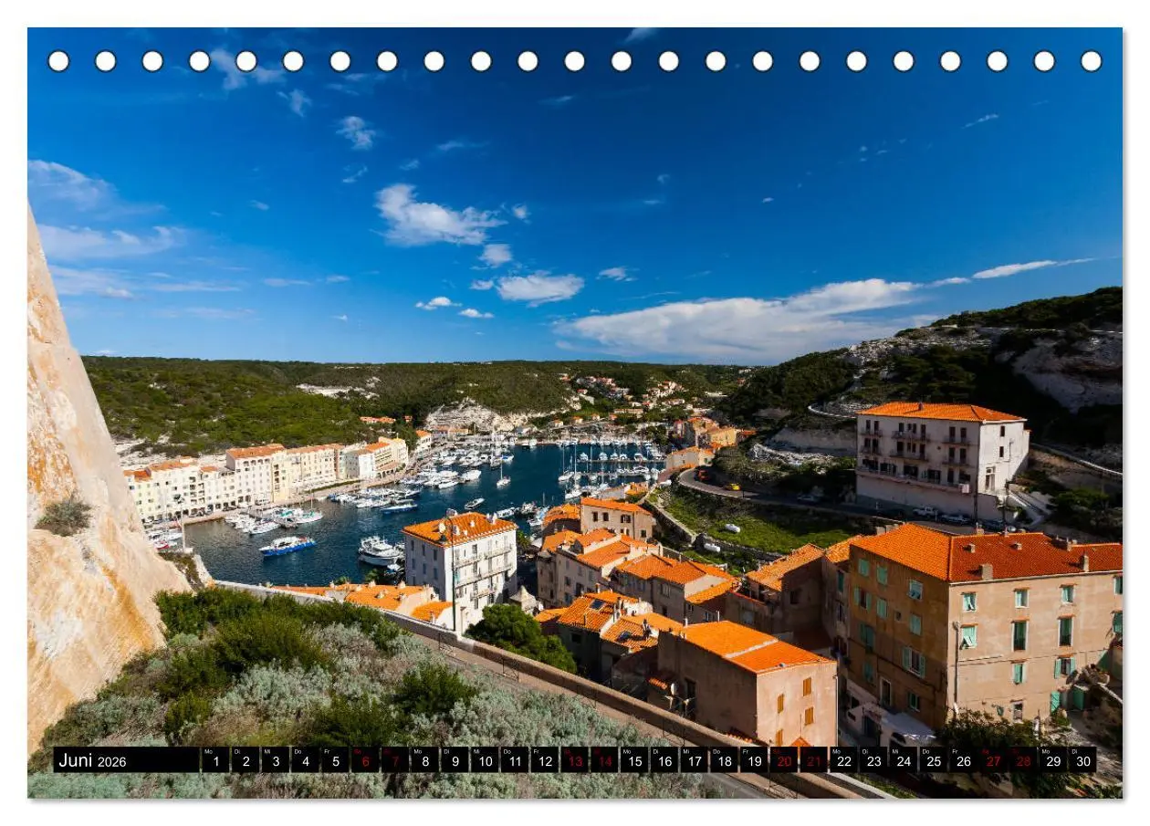 Bild: 9783457904961 | Bonifacio. Korsika (Tischkalender 2026 DIN A5 quer), CALVENDO...