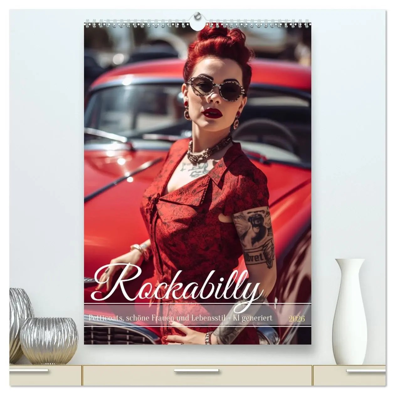 Cover: 9783516304961 | Rockabilly (hochwertiger Premium Wandkalender 2026 DIN A2 hoch),...