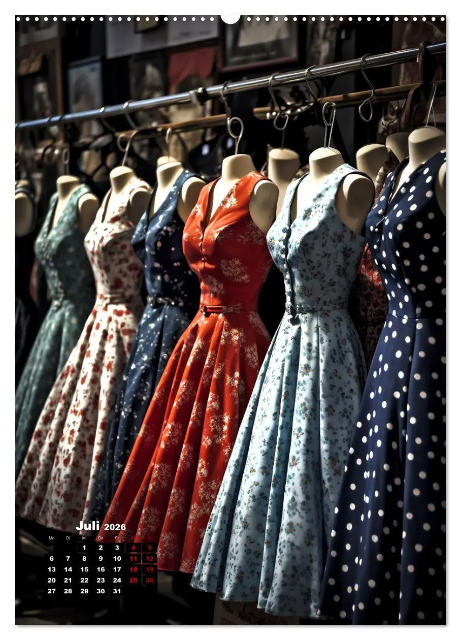 Bild: 9783516304961 | Rockabilly (hochwertiger Premium Wandkalender 2026 DIN A2 hoch),...