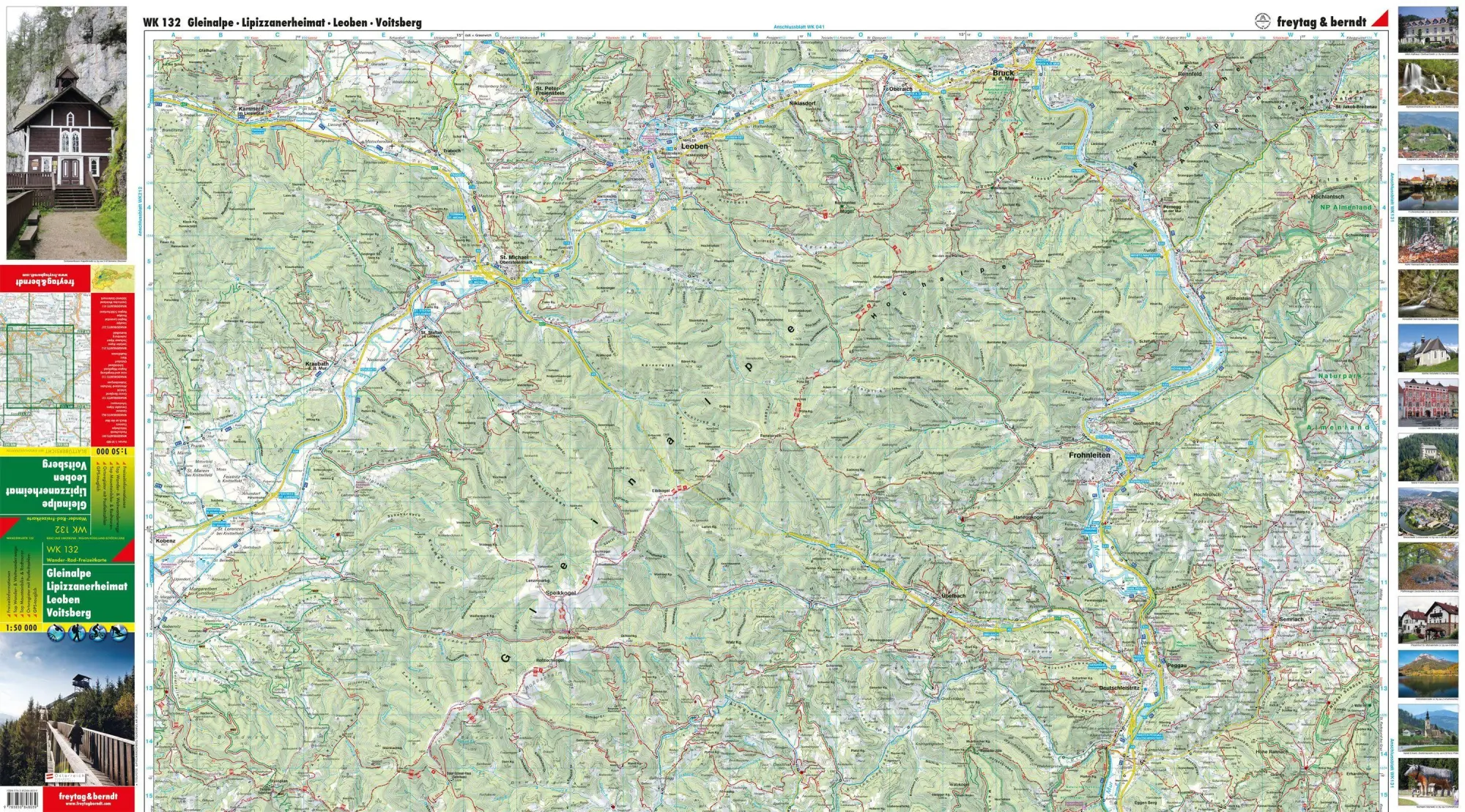 Bild: 9783707924961 | freytag &amp; berndt Wanderkarte Gleinalpe - Lipizzanerheimat - Leoben...