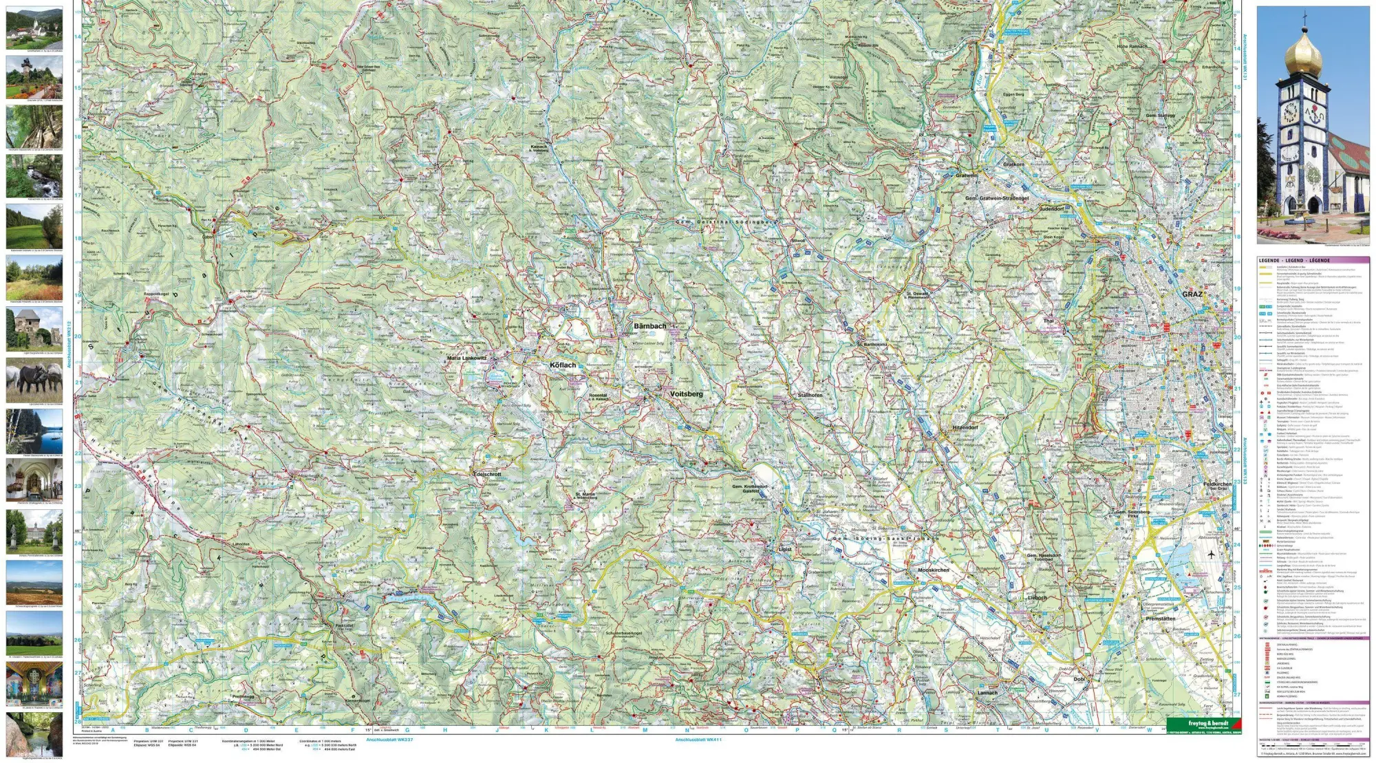 Bild: 9783707924961 | freytag &amp; berndt Wanderkarte Gleinalpe - Lipizzanerheimat - Leoben...