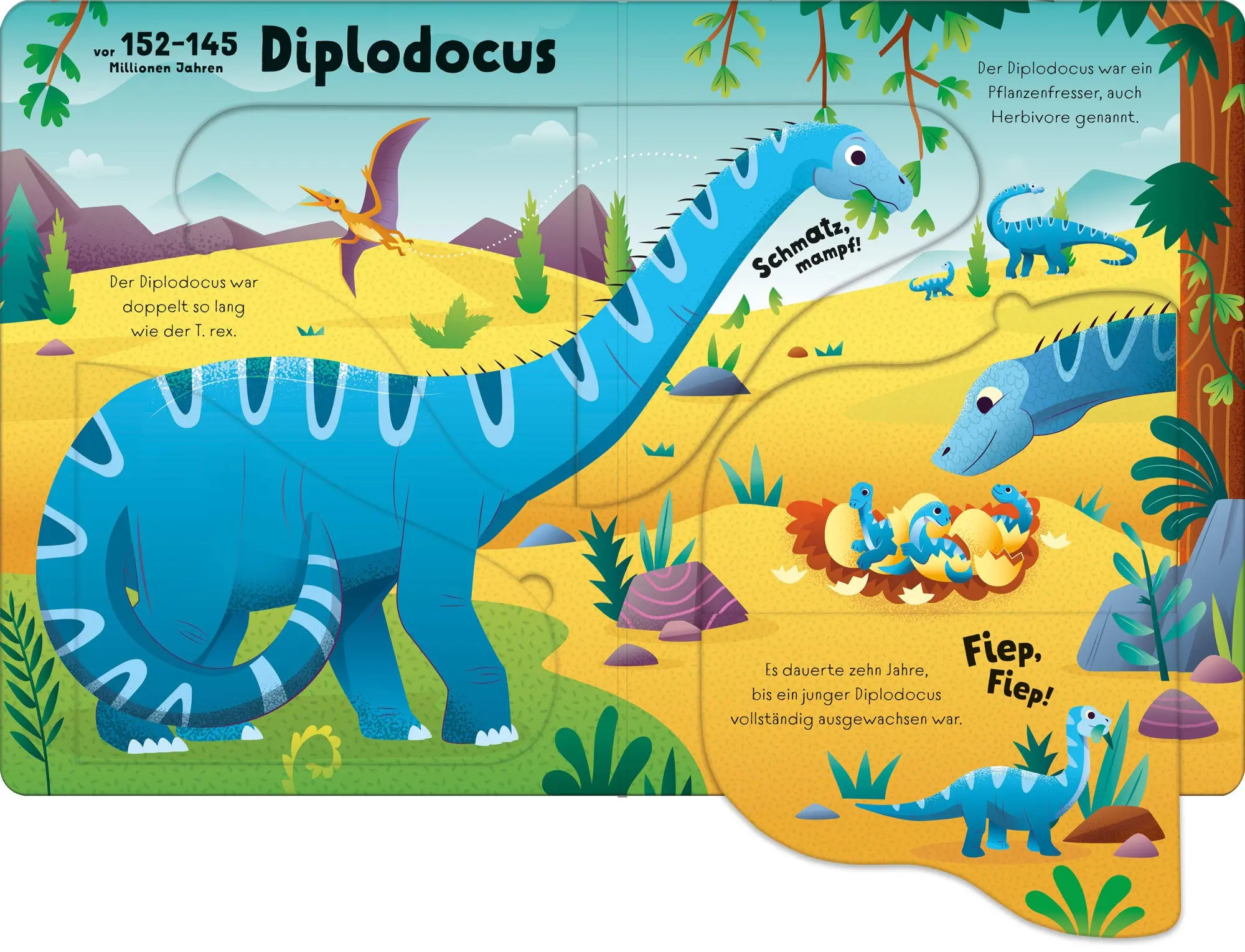 Bild: 9781035705061 | Mein erstes Wissen zum Aufklappen: Groß, größer, Dinosaurier! | Buch
