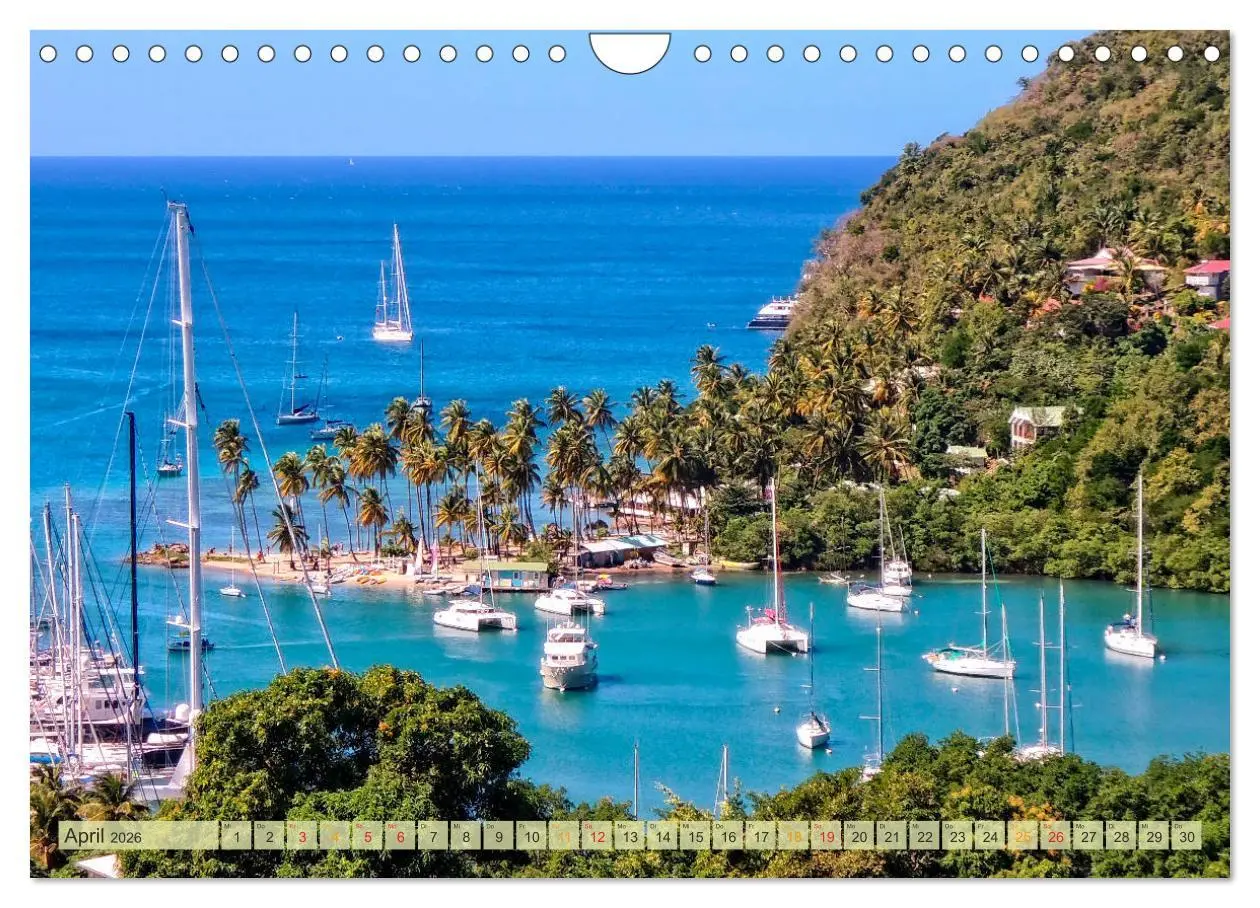 Bild: 9783457895061 | Reise in die Karibik - von den Bahamas bis Aruba (Wandkalender 2026...