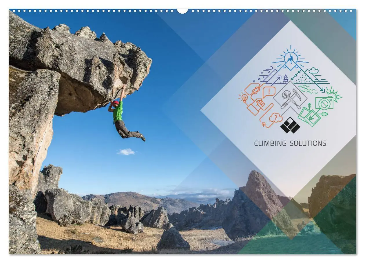 Cover: 9783516055061 | Climbing Solutions - Bergsport weltweit (Wandkalender 2026 DIN A2...