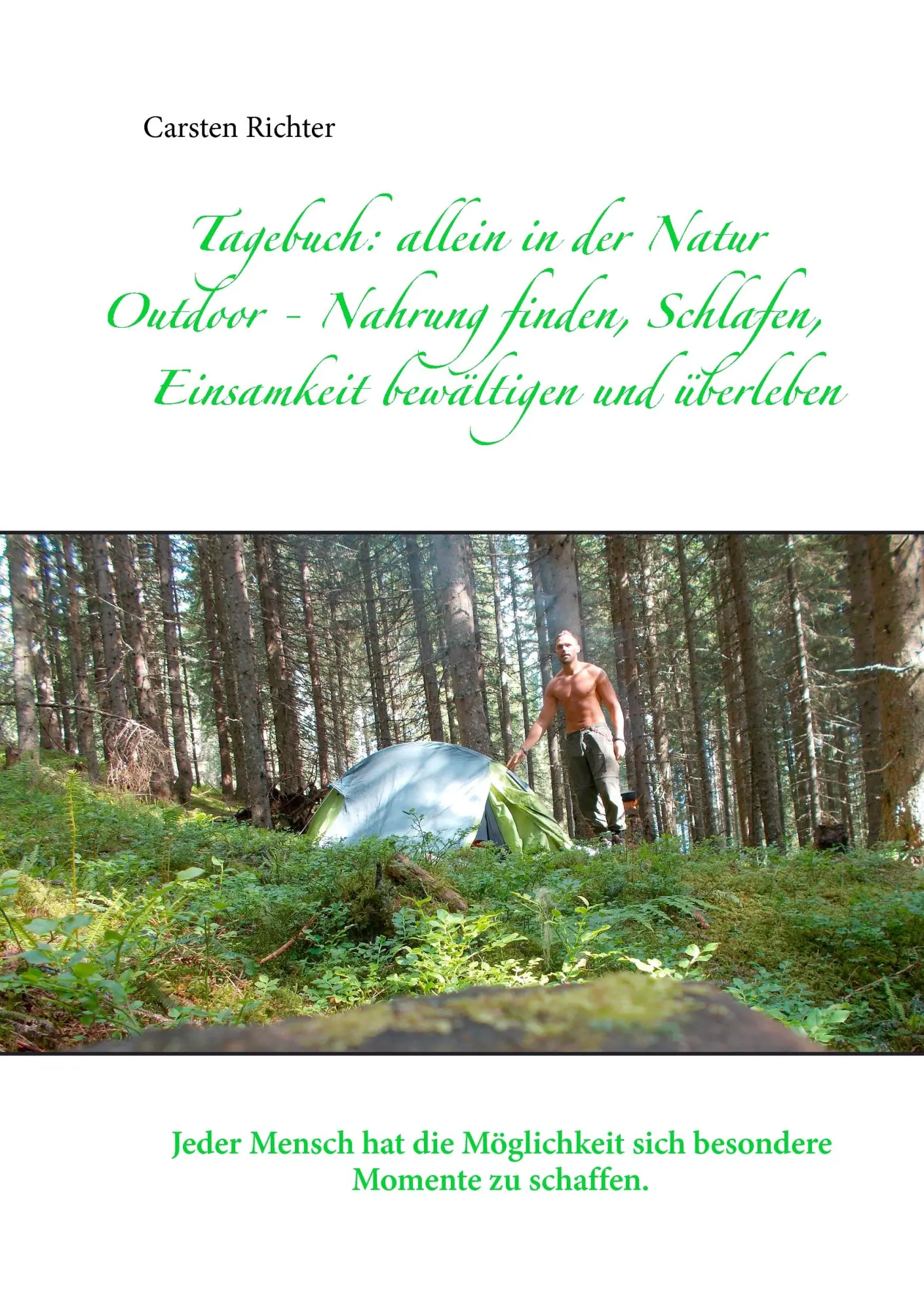 Cover: 9783735775061 | Tagebuch: allein in der Natur | Carsten Richter | Taschenbuch | 104 S.