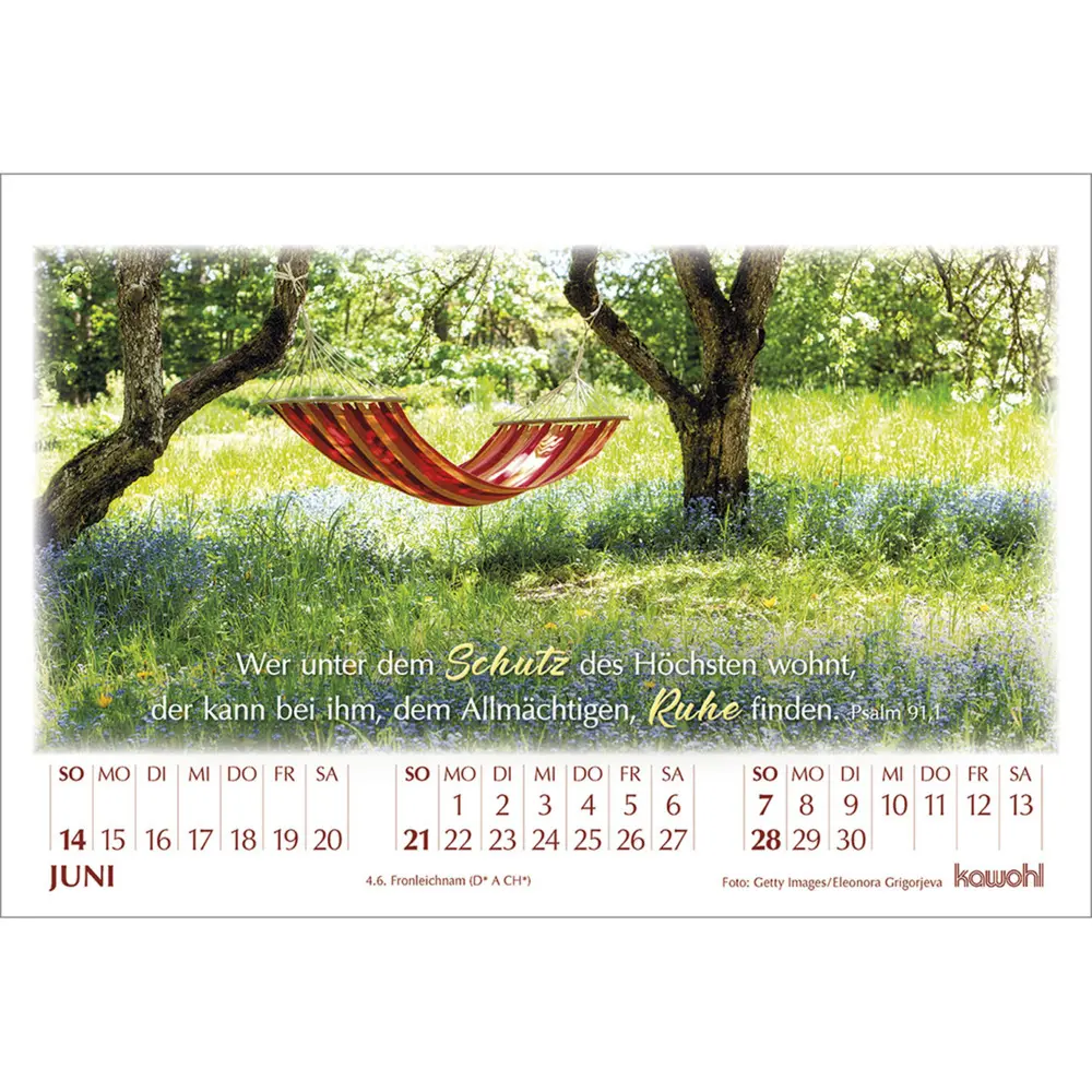 Bild: 9783754895061 | In seinem Licht 2026 | Kalender mit Stimmungsbildern und Bibelworten