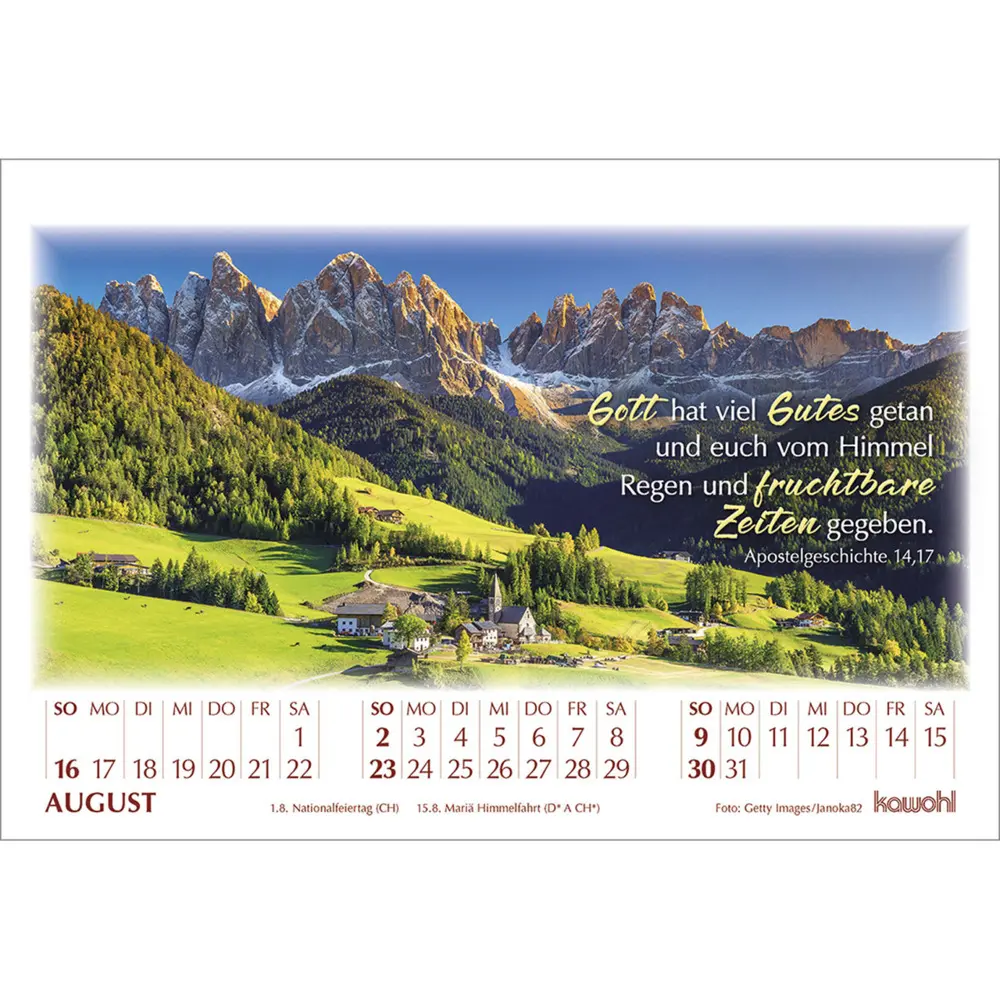 Bild: 9783754895061 | In seinem Licht 2026 | Kalender mit Stimmungsbildern und Bibelworten