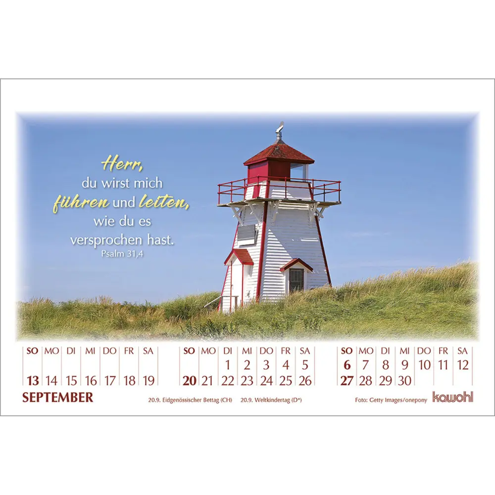 Bild: 9783754895061 | In seinem Licht 2026 | Kalender mit Stimmungsbildern und Bibelworten