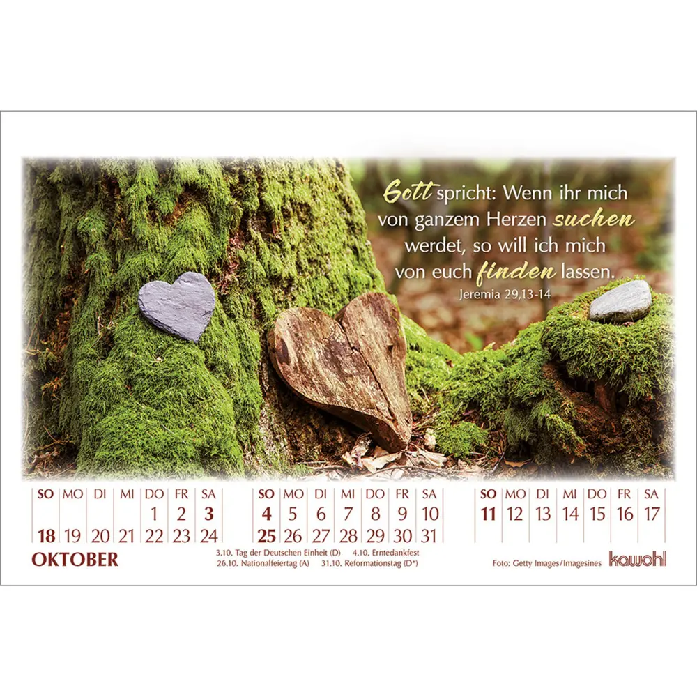 Bild: 9783754895061 | In seinem Licht 2026 | Kalender mit Stimmungsbildern und Bibelworten