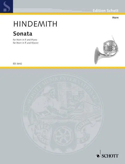 Cover: 9783795795061 | Sonate | Horn in F und Klavier., Edition Schott | Paul Hindemith