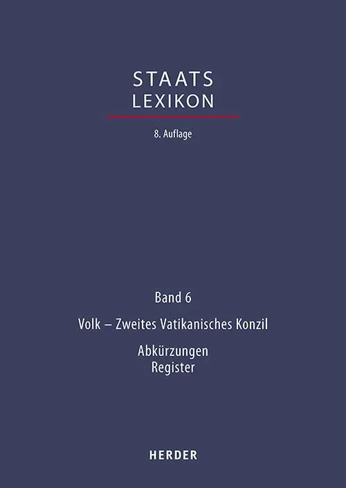 Cover: 9783451395161 | Staatslexikon | Verlag Herder (u. a.) | Buch | 696 S. | Deutsch | 2022