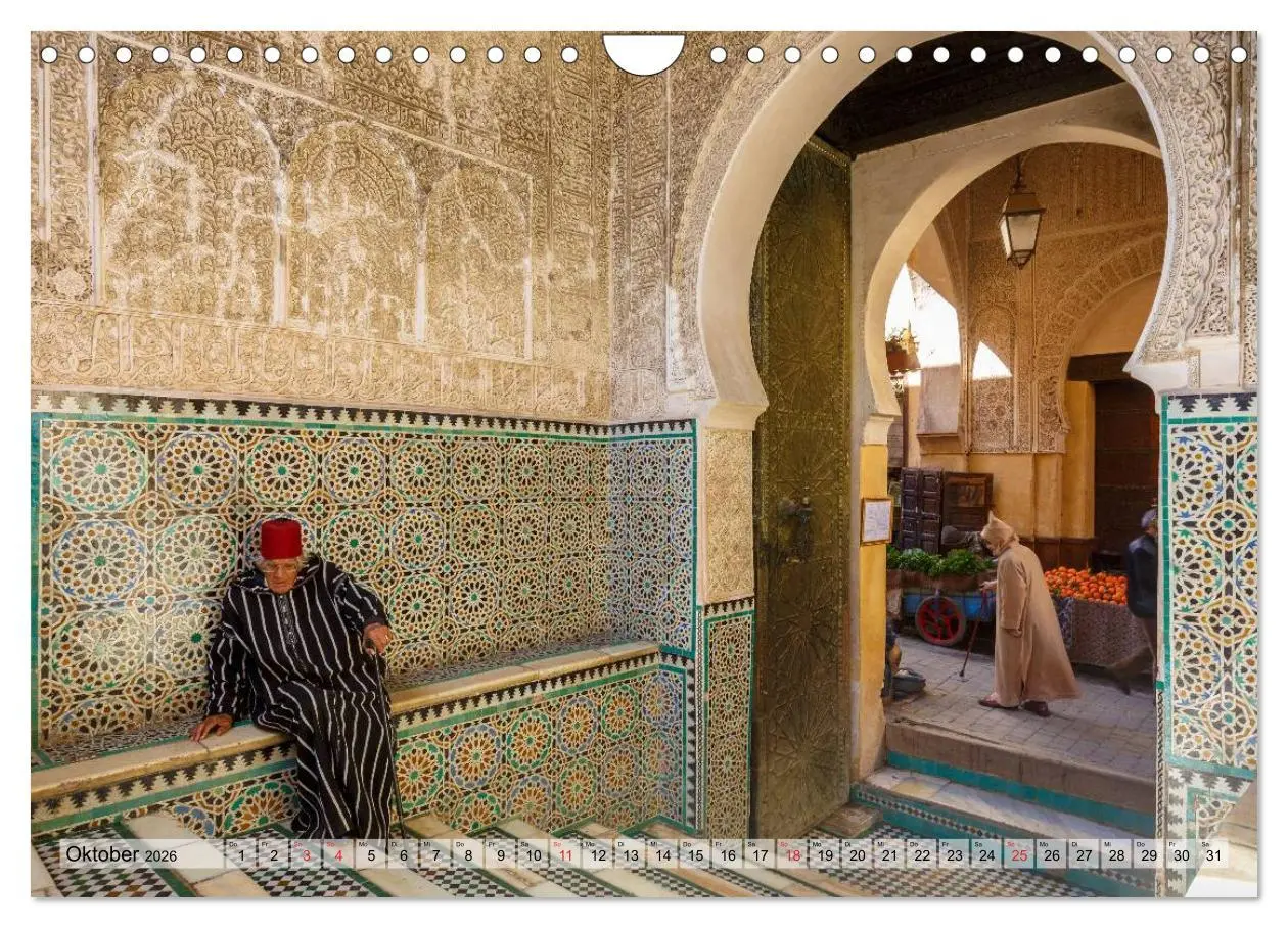 Bild: 9783457955161 | Marokko: Marrakesch, Atlas, Sahara, Fès (Wandkalender 2026 DIN A4...