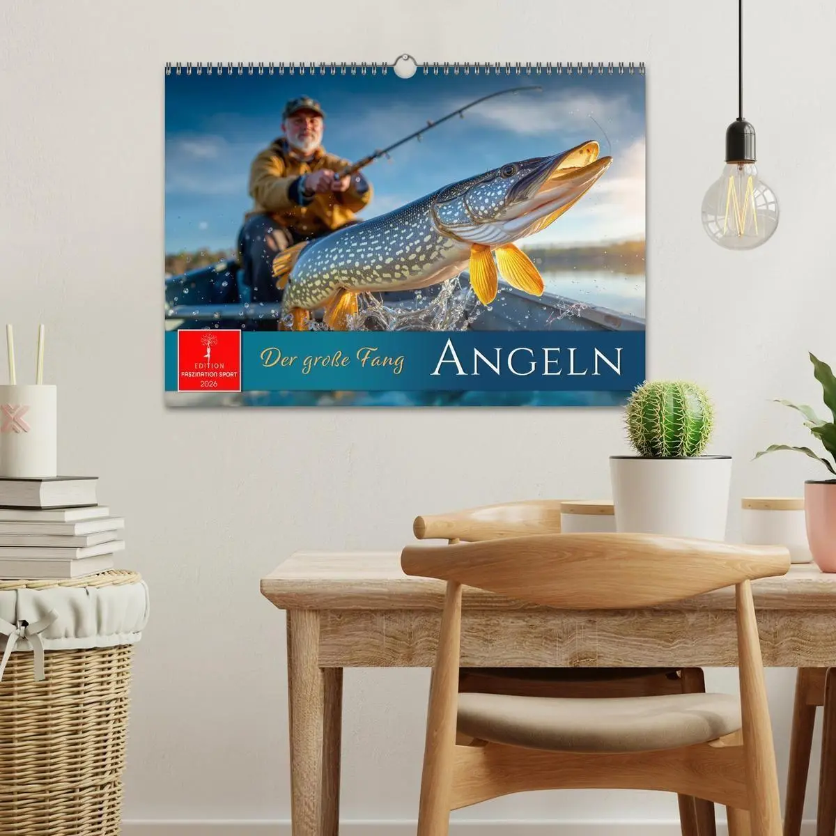 Bild: 9783516665161 | Angeln - der große Fang (Wandkalender 2026 DIN A3 quer), CALVENDO...