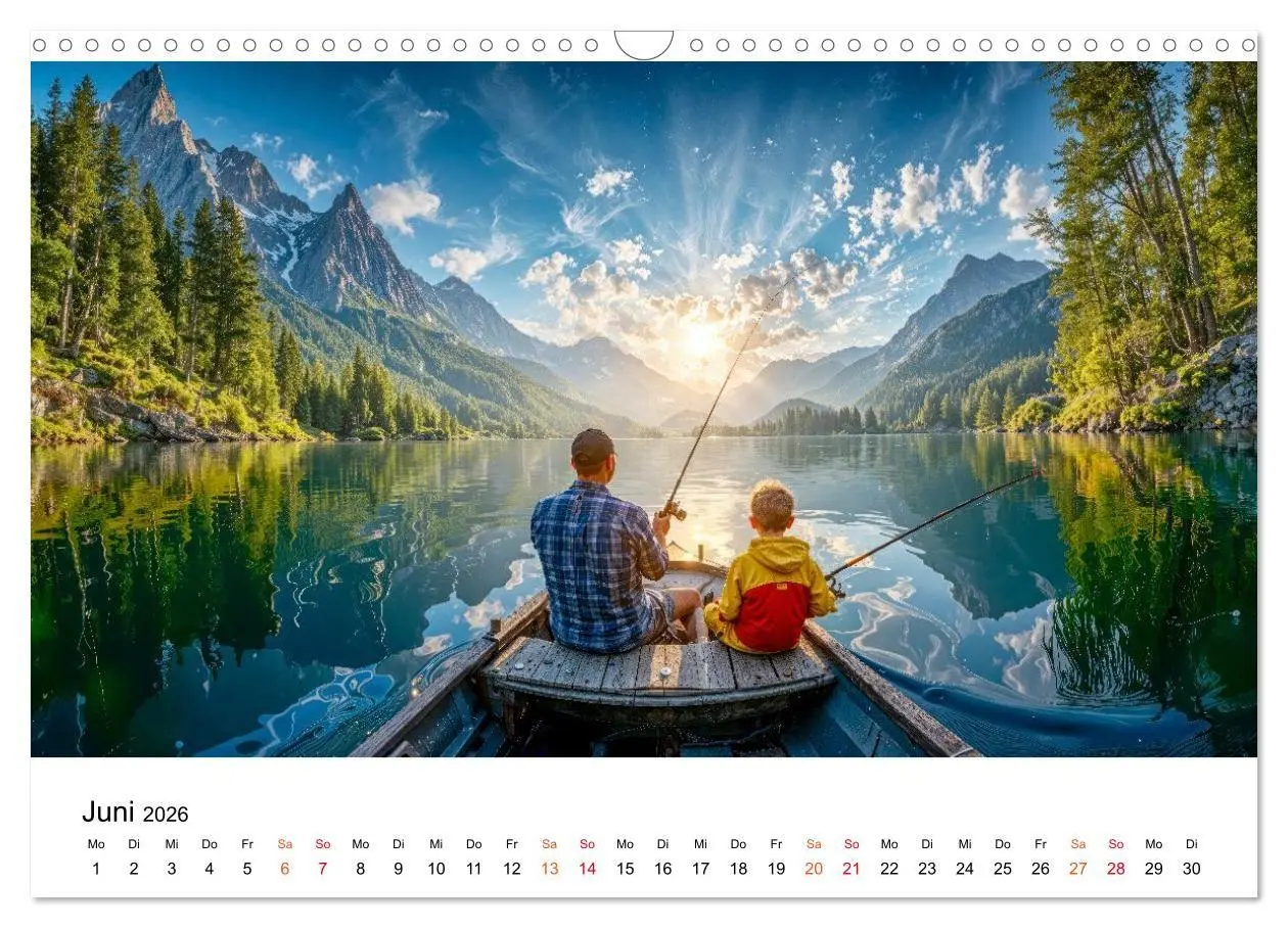 Bild: 9783516665161 | Angeln - der große Fang (Wandkalender 2026 DIN A3 quer), CALVENDO...