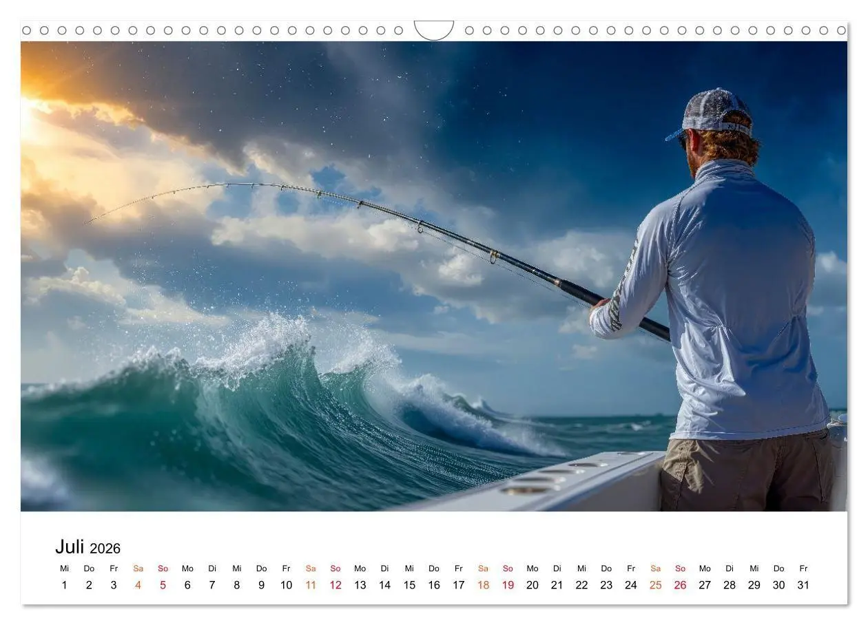 Bild: 9783516665161 | Angeln - der große Fang (Wandkalender 2026 DIN A3 quer), CALVENDO...