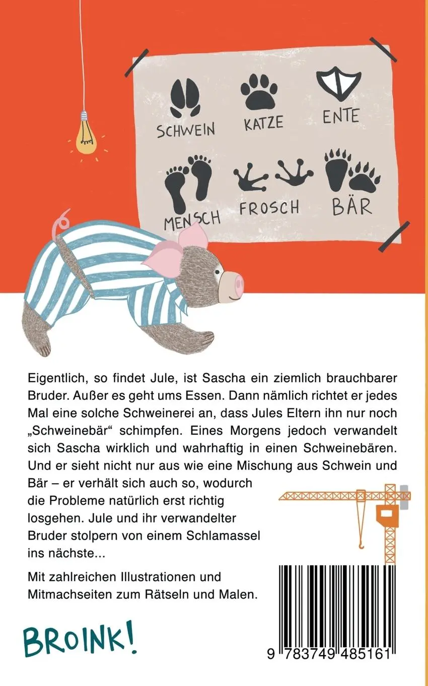 Rückseite: 9783749485161 | Ein Schweinebär im Schlafanzug | Andreas Langer (u. a.) | Taschenbuch