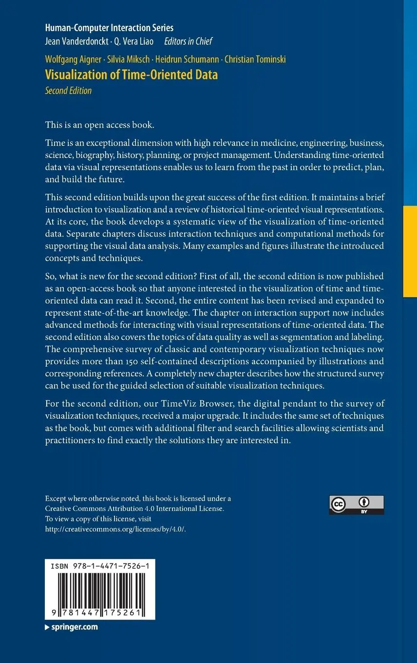 Rückseite: 9781447175261 | Visualization of Time-Oriented Data | Wolfgang Aigner (u. a.) | Buch
