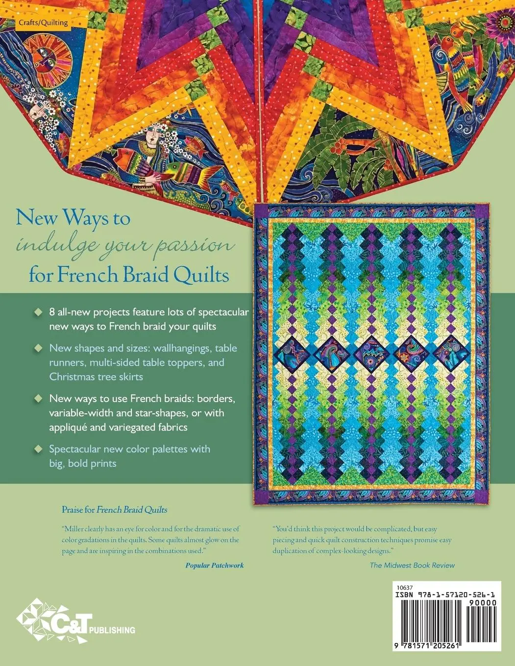 Rückseite: 9781571205261 | French Braid Obsession-Print-On-Demand-Edition | Jane Hardy Miller