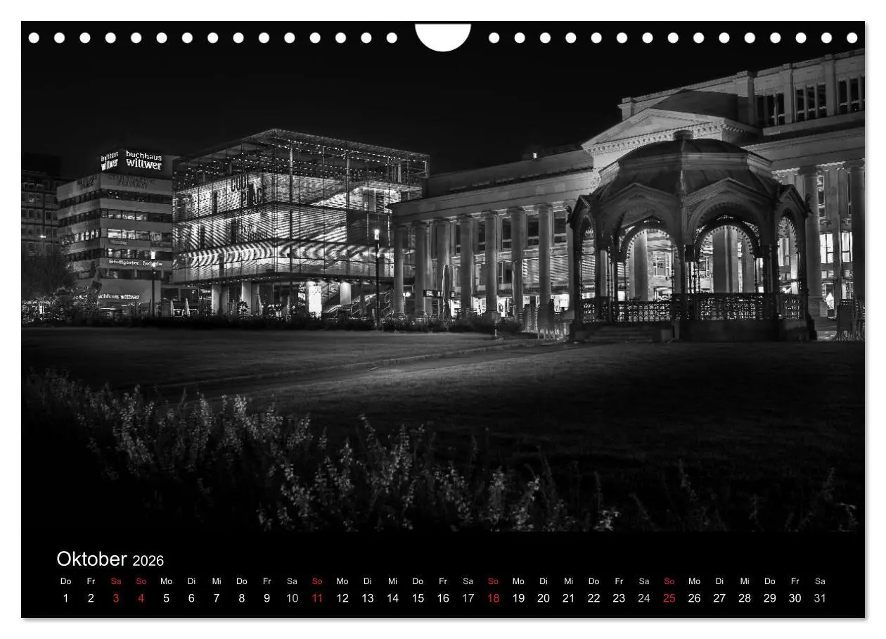 Bild: 9783516105261 | Stuttgart bei Nacht (Wandkalender 2026 DIN A4 quer), CALVENDO...