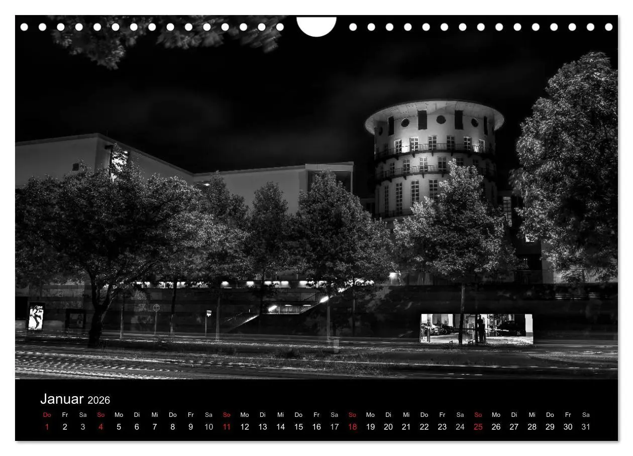 Bild: 9783516105261 | Stuttgart bei Nacht (Wandkalender 2026 DIN A4 quer), CALVENDO...