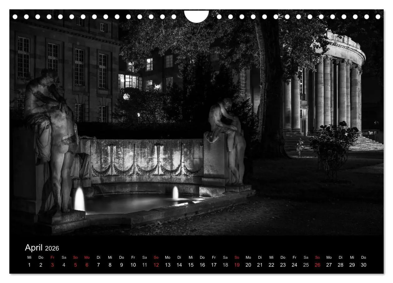 Bild: 9783516105261 | Stuttgart bei Nacht (Wandkalender 2026 DIN A4 quer), CALVENDO...