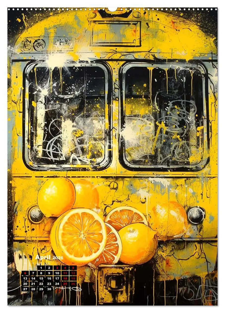 Bild: 9783516275261 | Graffiti Art (Wandkalender 2026 DIN A2 hoch), CALVENDO Monatskalender