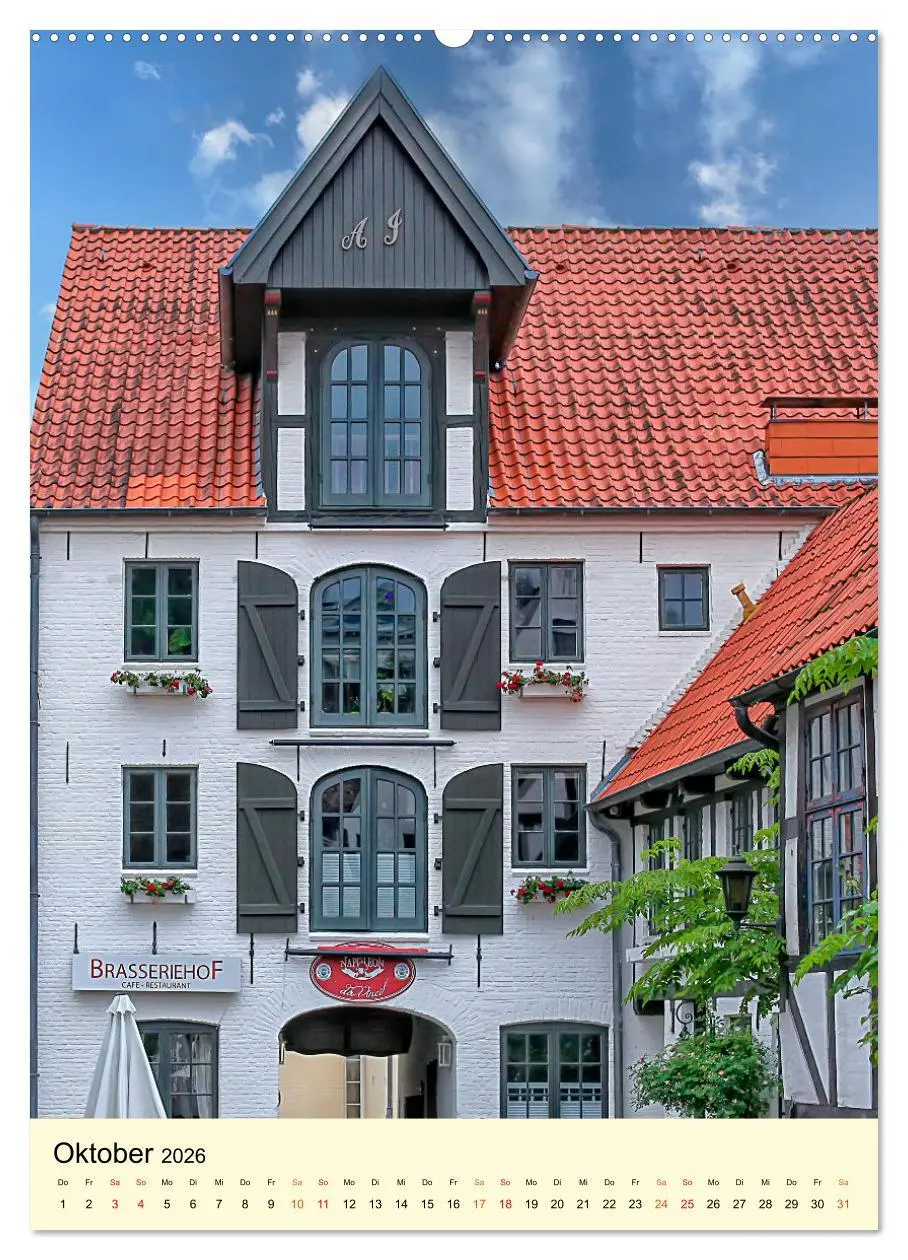 Bild: 9783516345261 | Flensburg - so bezaubernd (hochwertiger Premium Wandkalender 2026...