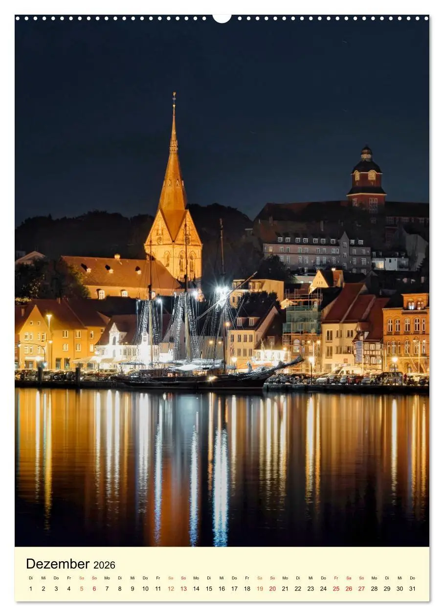 Bild: 9783516345261 | Flensburg - so bezaubernd (hochwertiger Premium Wandkalender 2026...