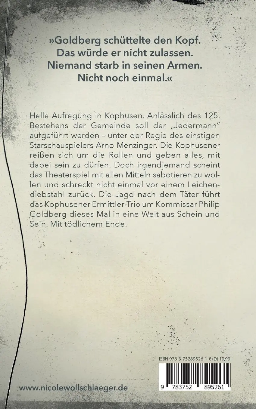 Rückseite: 9783752895261 | Elbspiel | Philip Goldbergs dritter Fall | Nicole Wollschlaeger | Buch