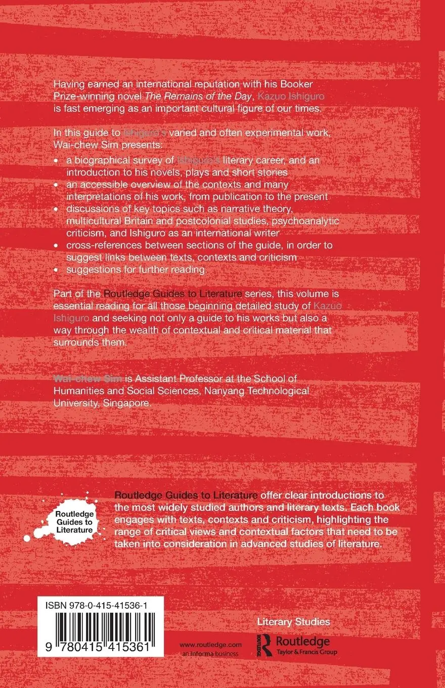 Rückseite: 9780415415361 | Kazuo Ishiguro | Wai-Chew Sim | Taschenbuch | Englisch | 2009