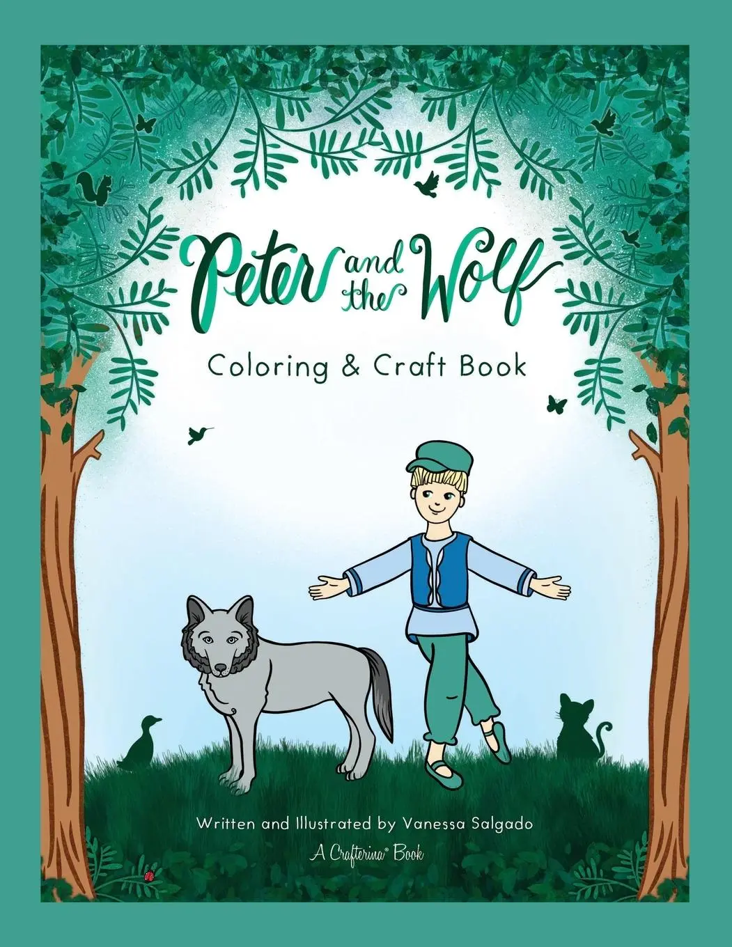 Cover: 9780988665361 | Peter and the Wolf Coloring &amp; Craft Book | Vanessa Salgado | Buch