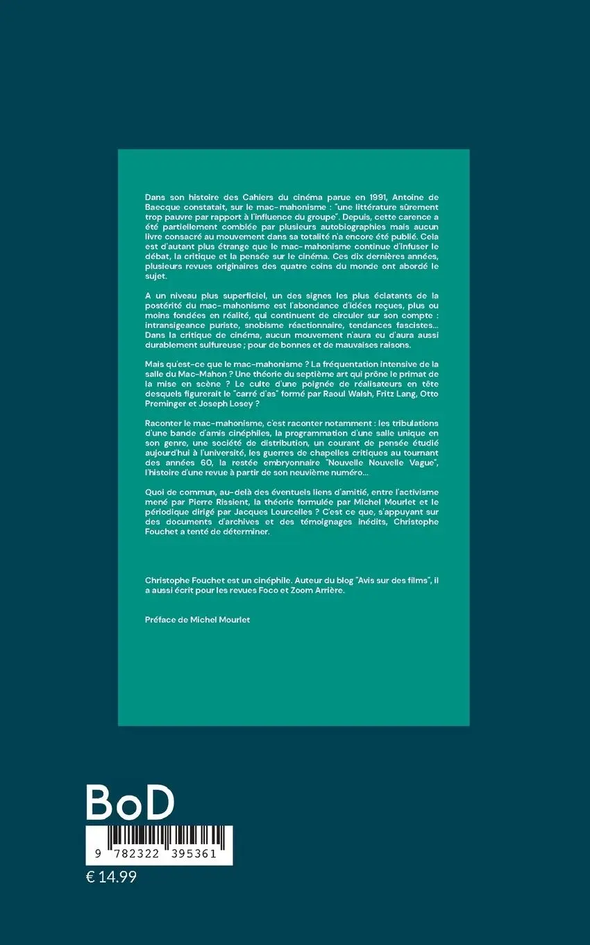 Rückseite: 9782322395361 | Histoire du mac-mahonisme | Christophe Fouchet | Taschenbuch | 2022