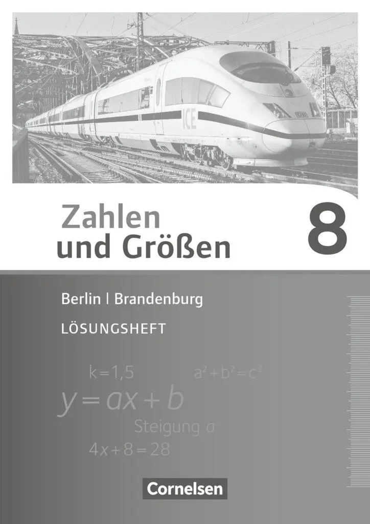 Cover: 9783060085361 | Zahlen und Größen 8. Schuljahr - Berlin und Brandenburg - Lösungen...