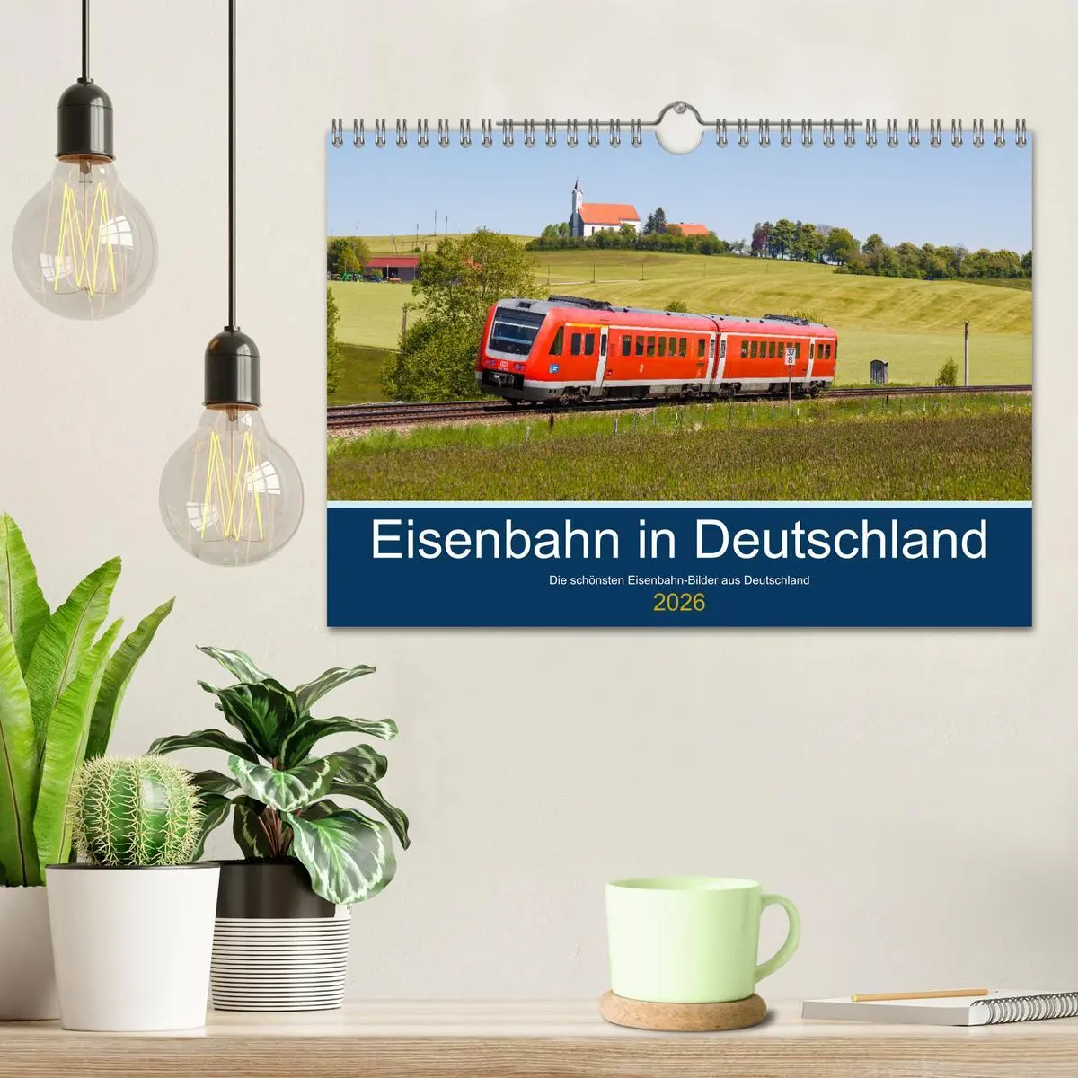 Bild: 9783457625361 | Eisenbahn in Deutschland (Wandkalender 2026 DIN A4 quer), CALVENDO...