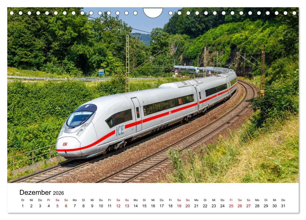 Bild: 9783457625361 | Eisenbahn in Deutschland (Wandkalender 2026 DIN A4 quer), CALVENDO...